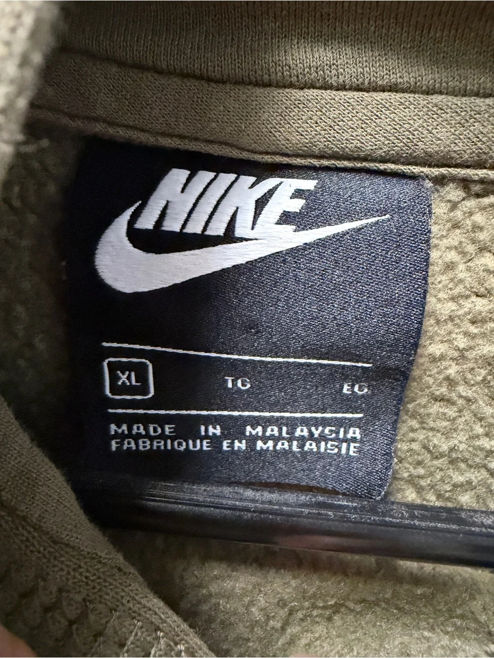 Nike Youth XL Hoodie Bundle Gray & Olive Pullover Sweatshirts 2-Pack